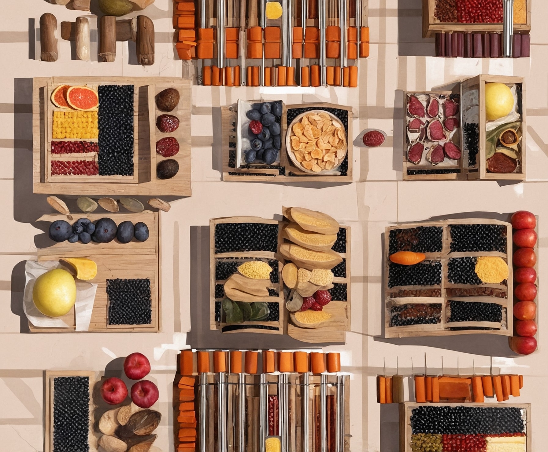 Foto de jamones y paletas en proceso de deshuese.